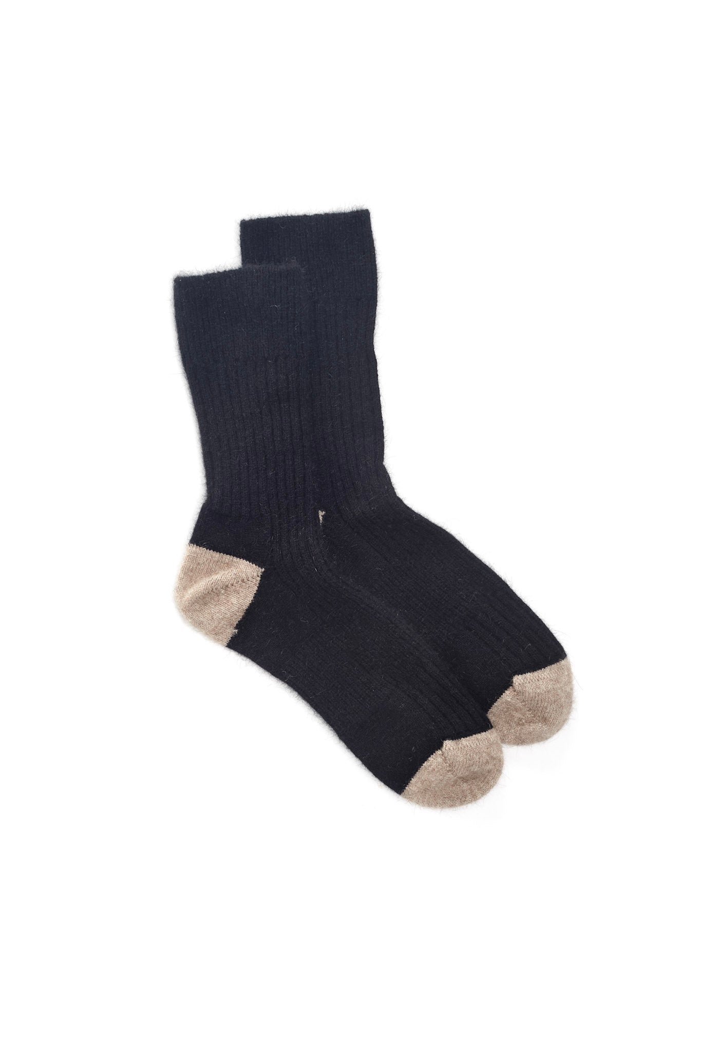 Possum Rib Sock (Womens Fit) - Natural