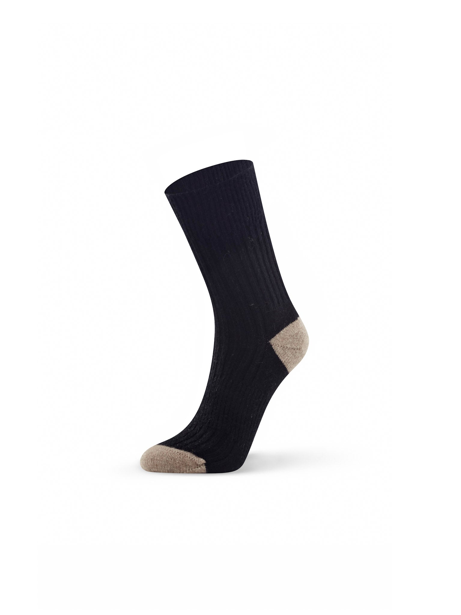 Possum Rib Sock (Womens Fit) - Natural