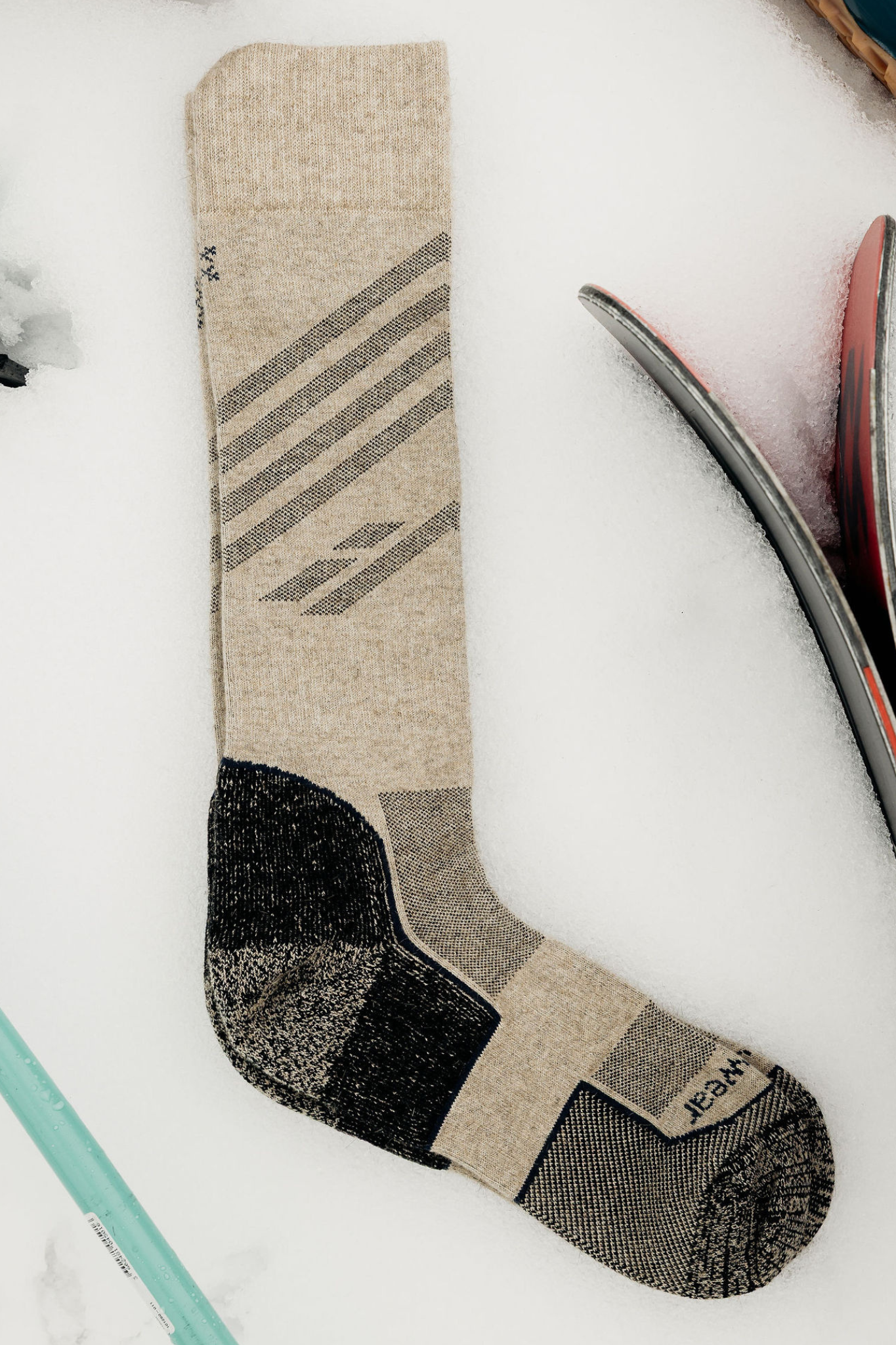 Performance Ski Sock - Natural