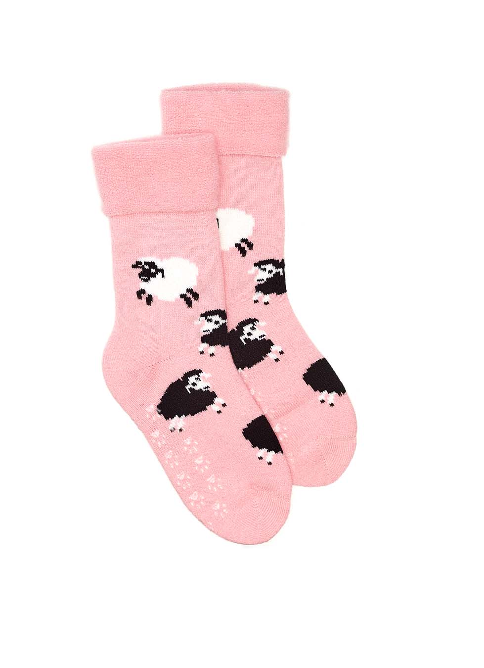 Sheep Bed Socks - Pink
