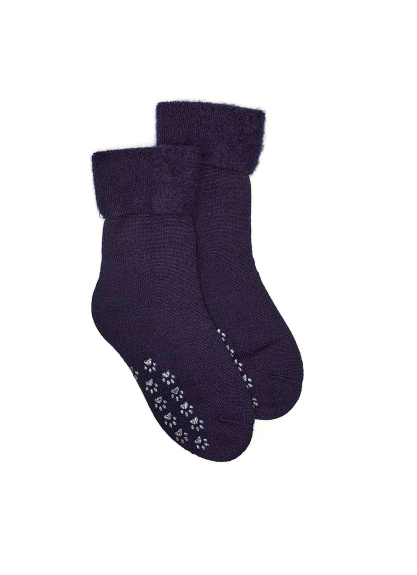 Plain Bed Socks - Navy