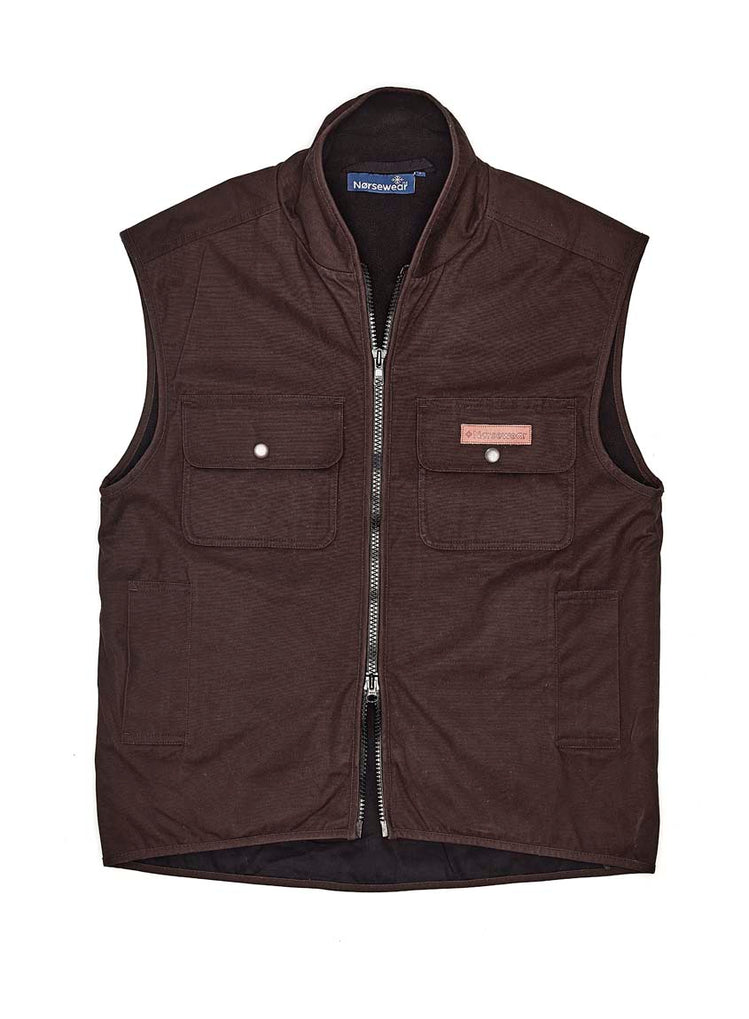 NORSEWEAR Oilskin Vest Brown