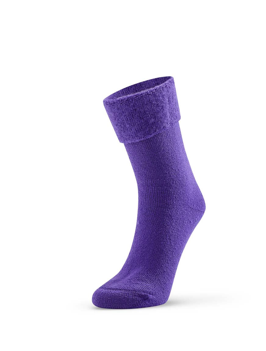 Plain Bed Socks - Purple