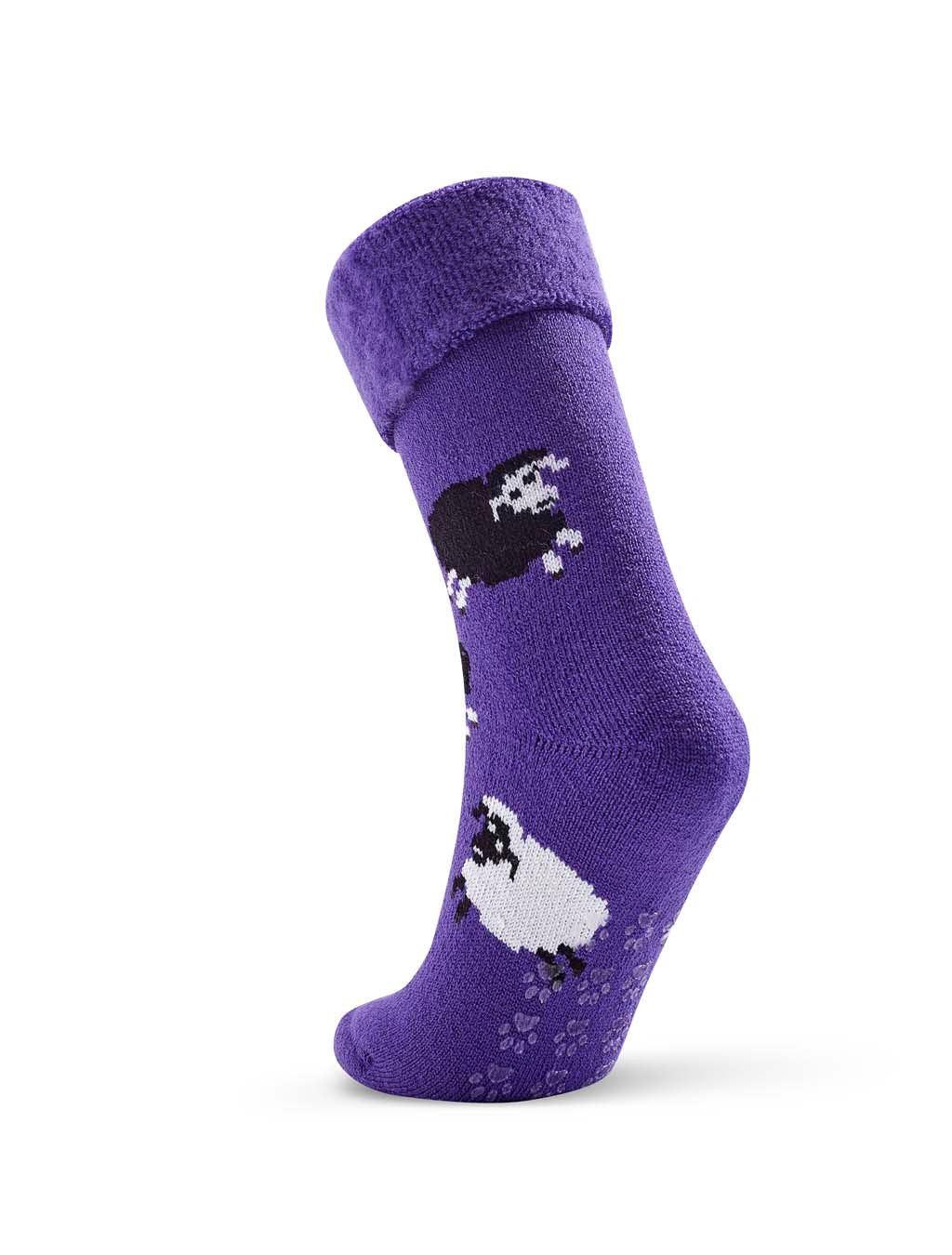 Sheep Bed Socks - Purple