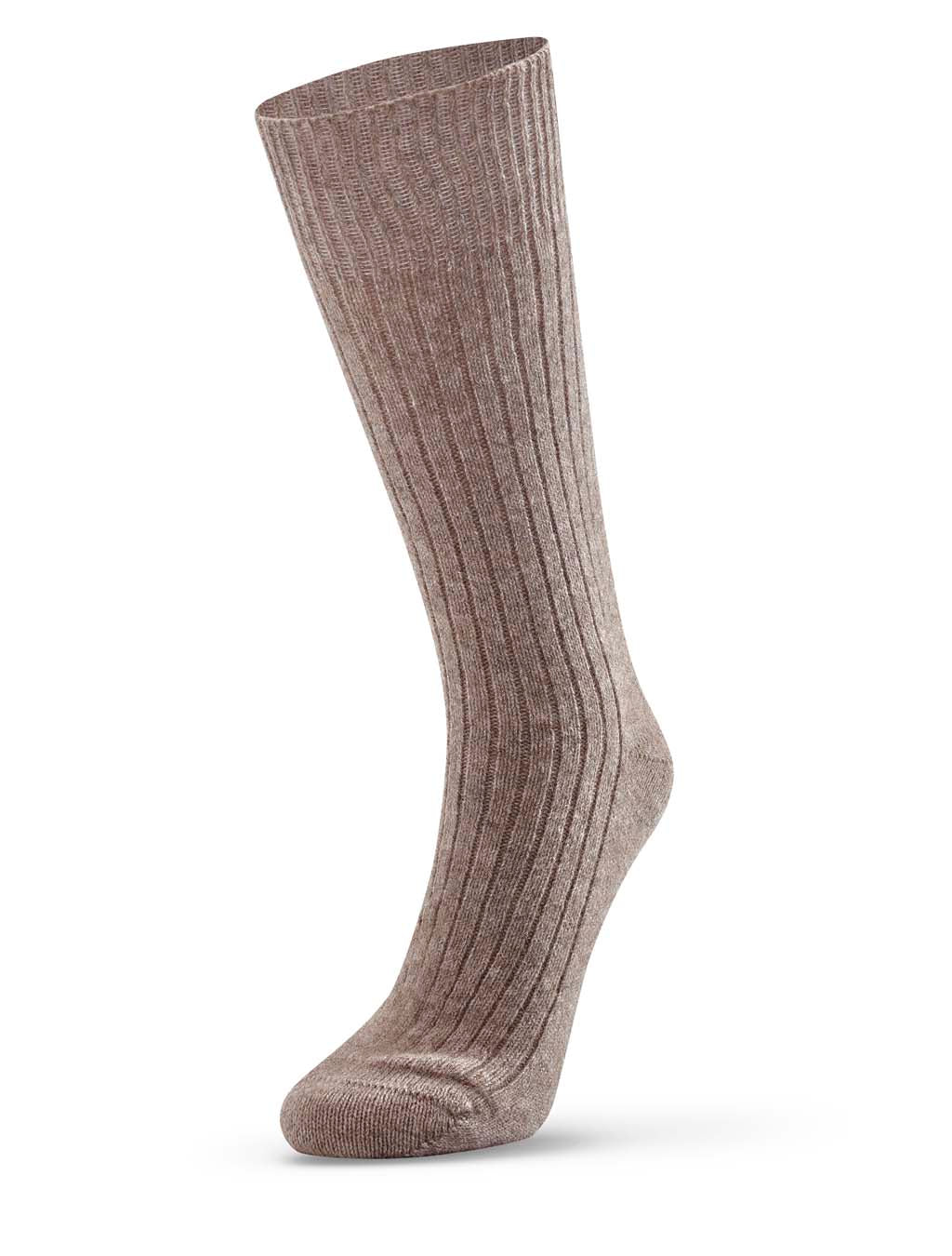 Possum Rib Sock (Mens Fit) - Beige