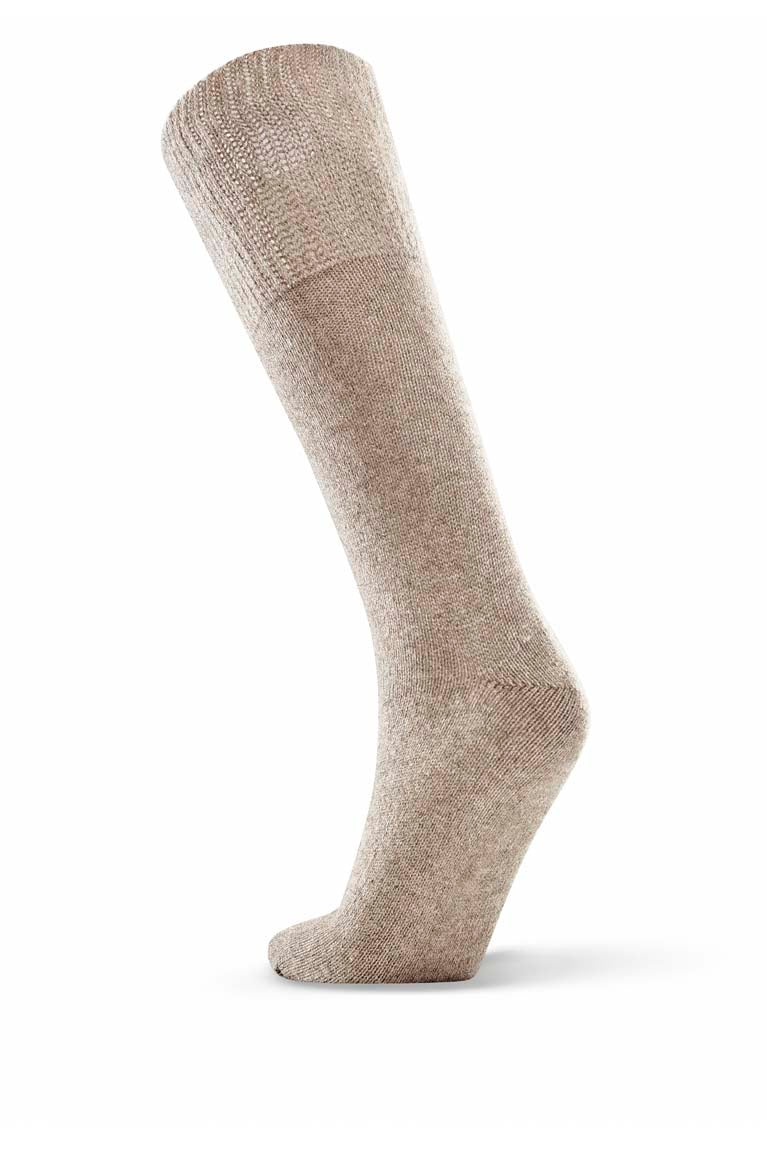 Fine Soft Top Sock - Natural