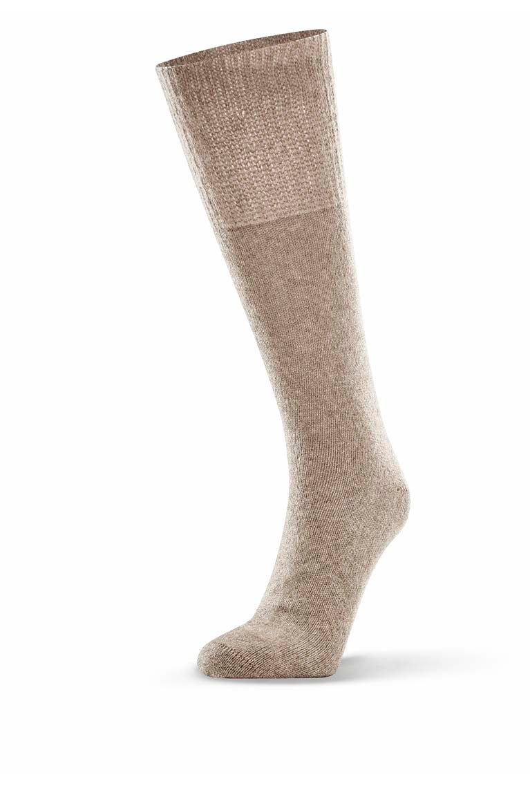 Fine Soft Top Sock - Natural