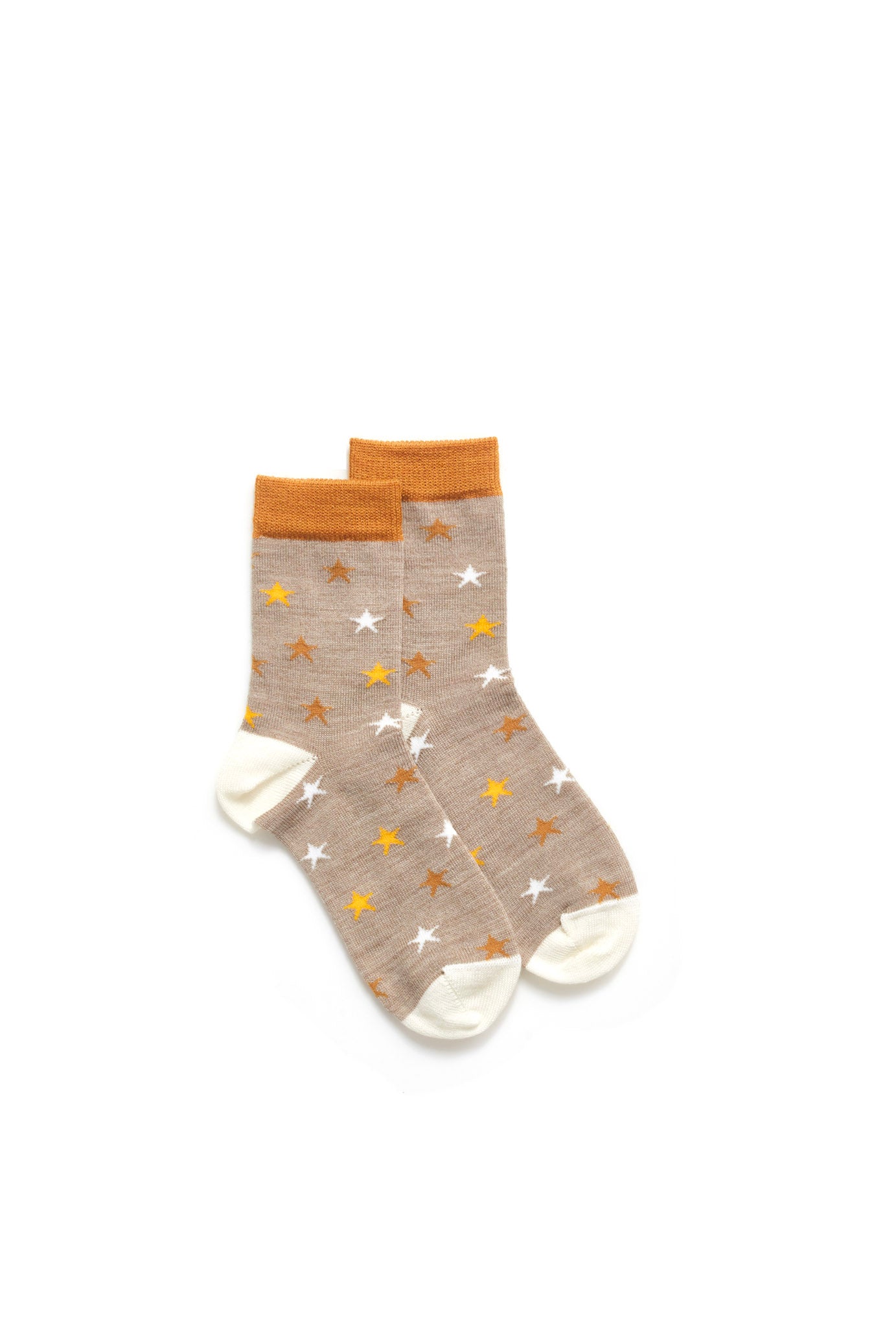 Kids Star Sock - Mustard
