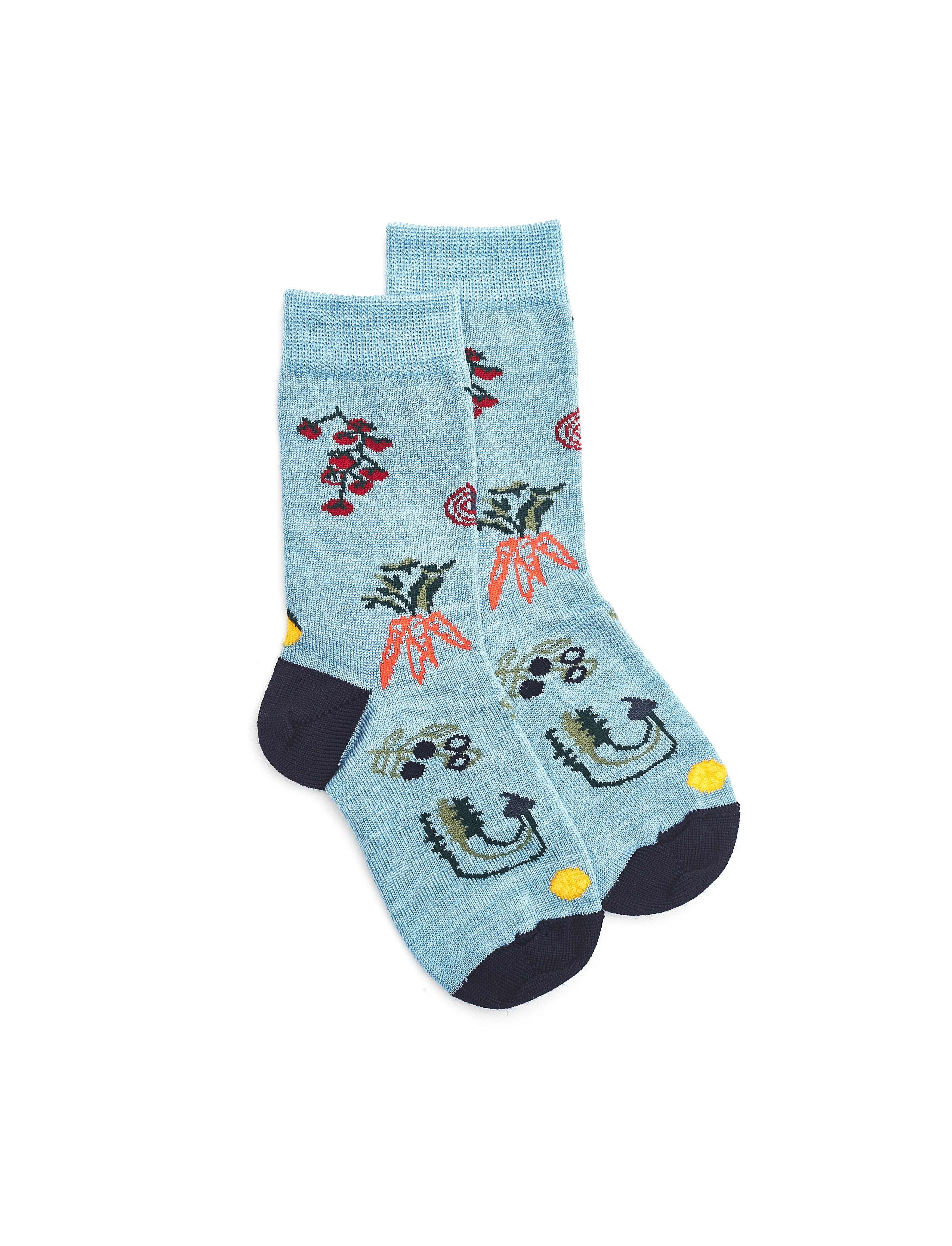 Kids Toma-toes Sock - Seafoam