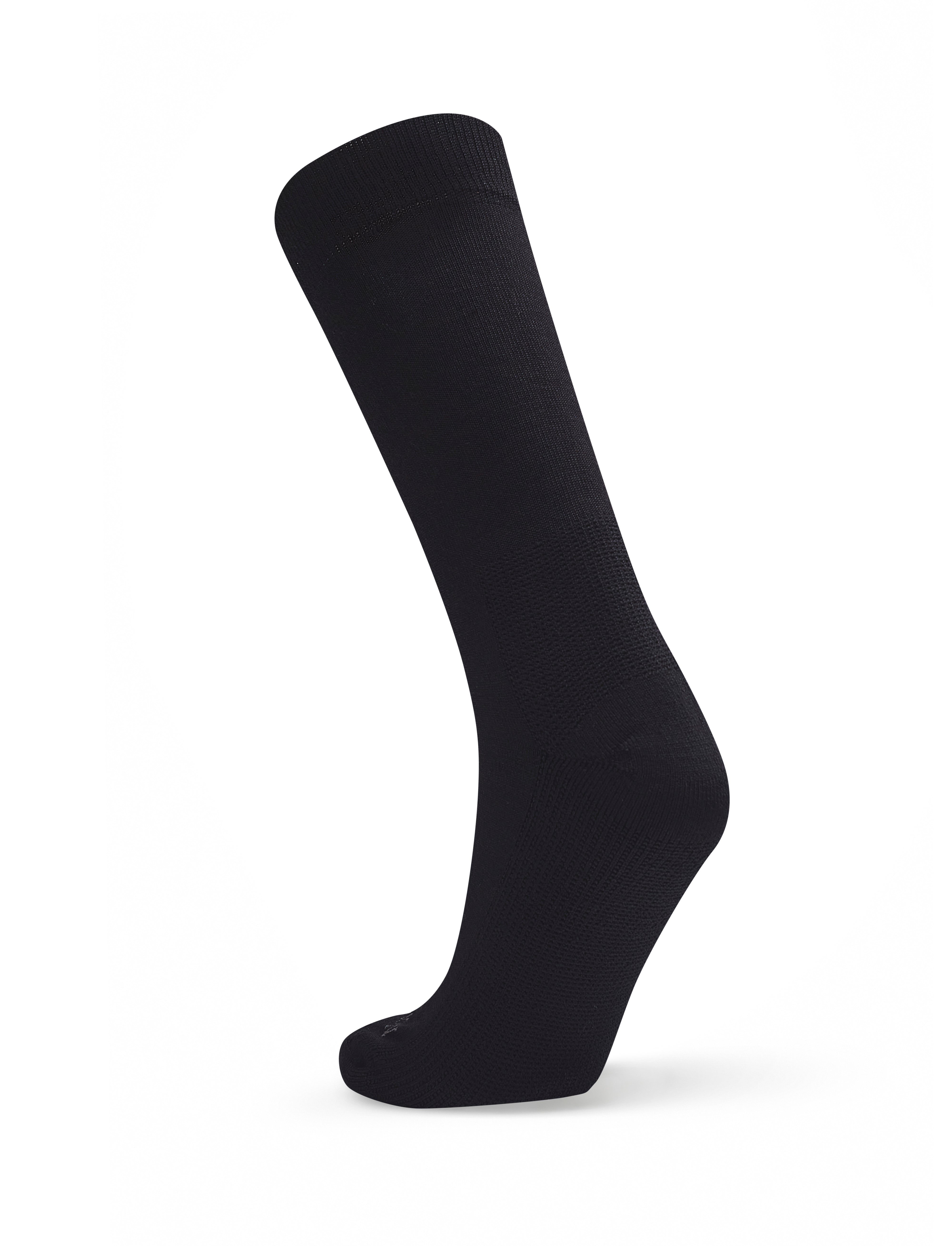 Mens Merino Cushion Sole Sock - Black