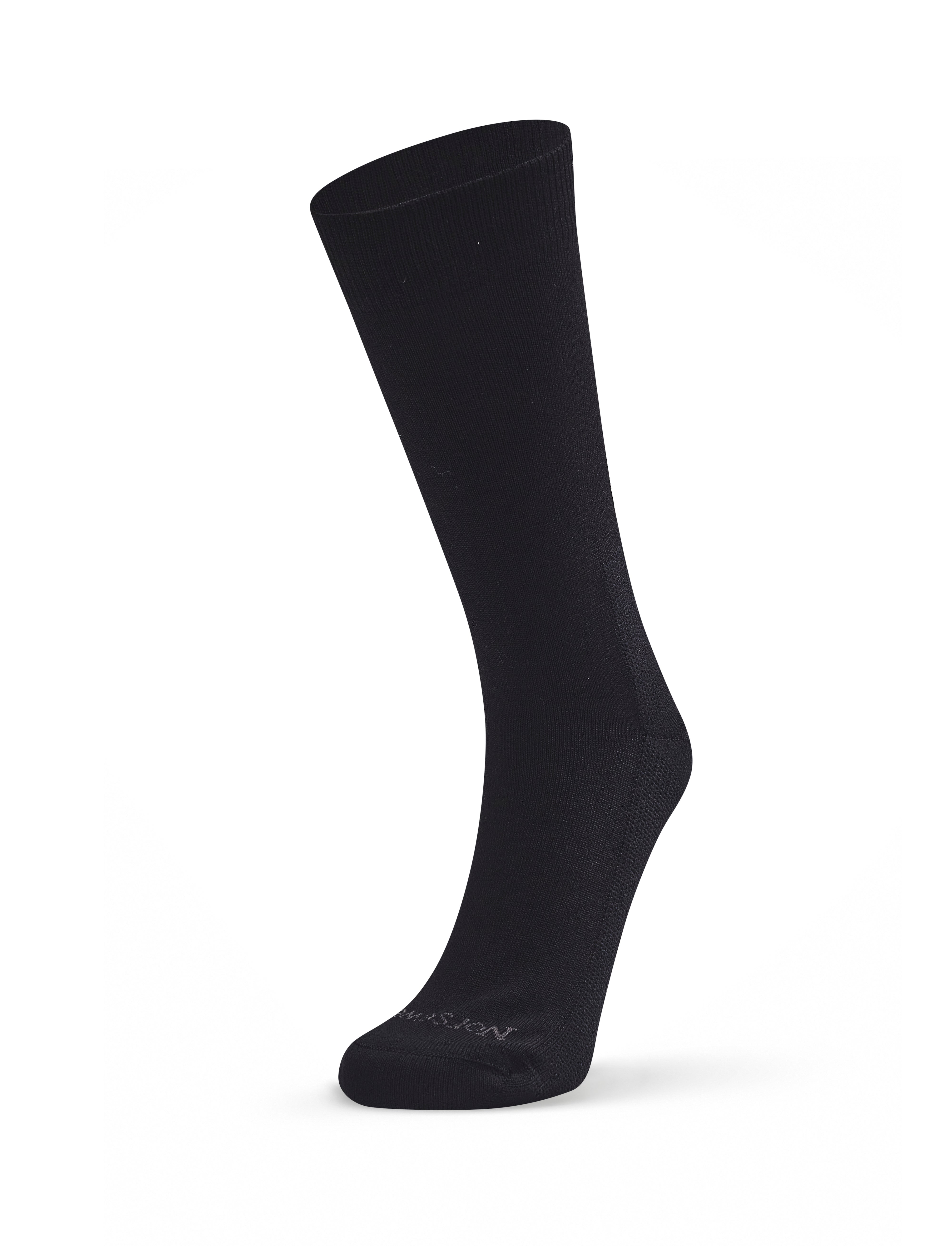 Mens Merino Cushion Sole Sock - Black