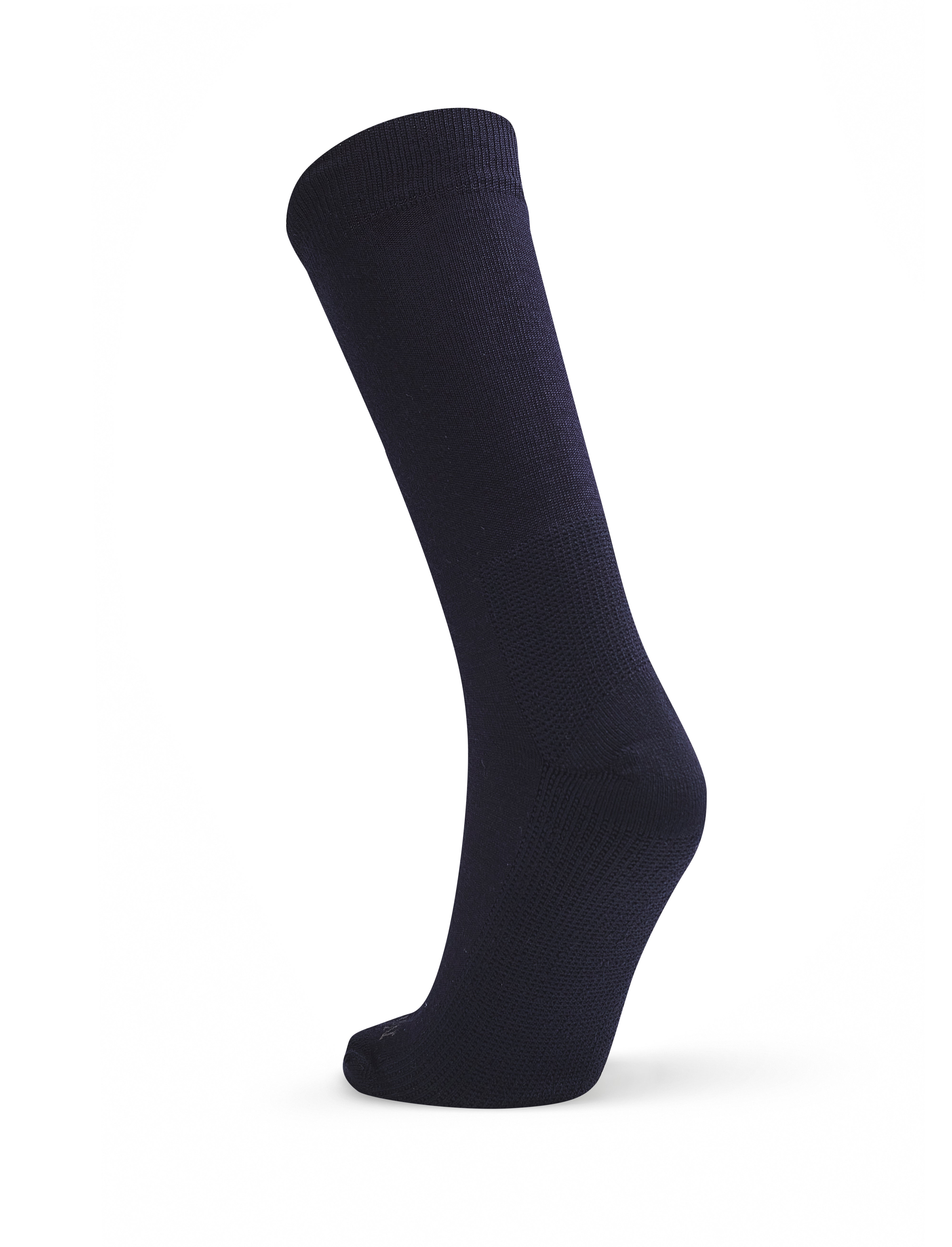 Mens Merino Cushion Sole Sock - Navy