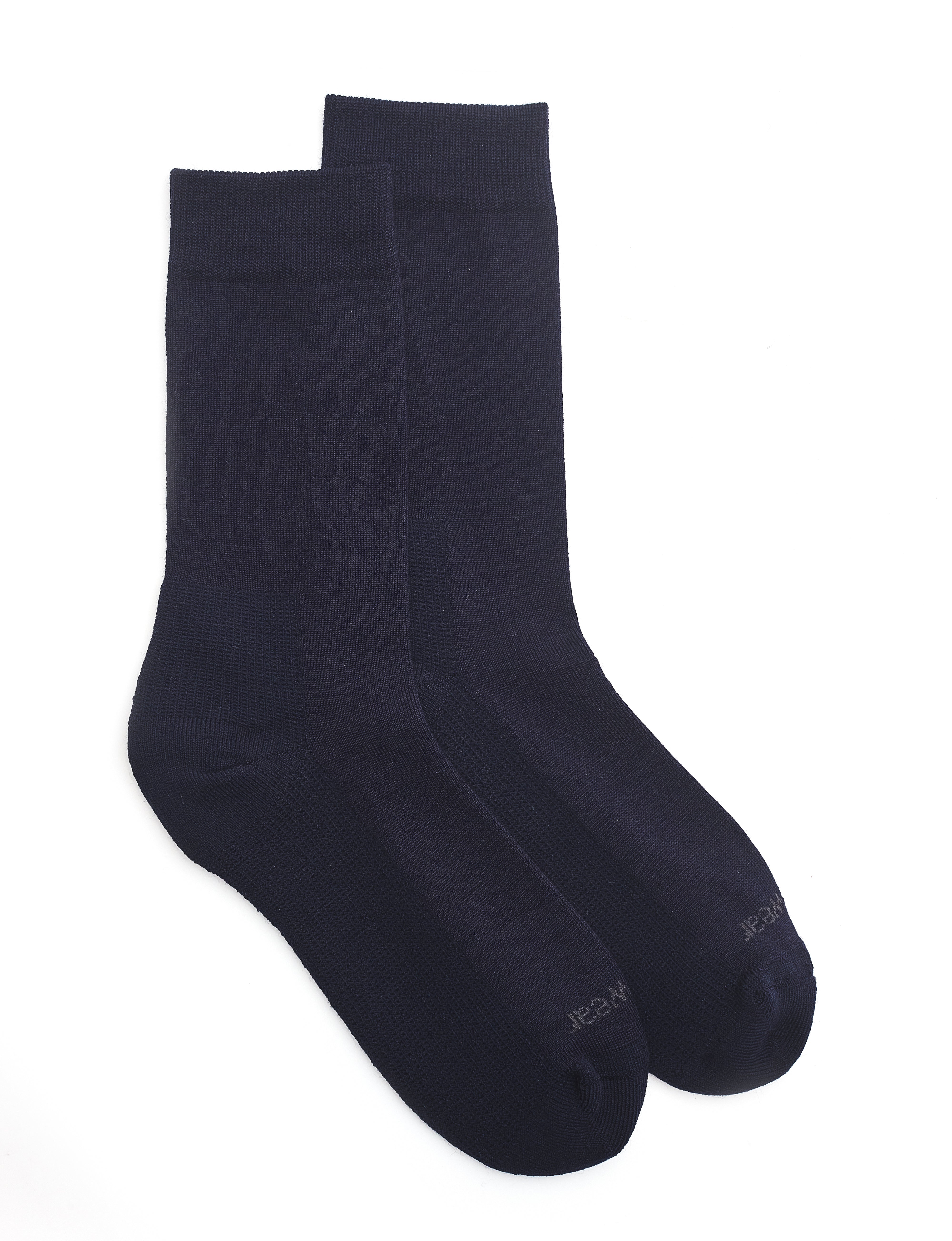 Mens Merino Cushion Sole Sock - Navy