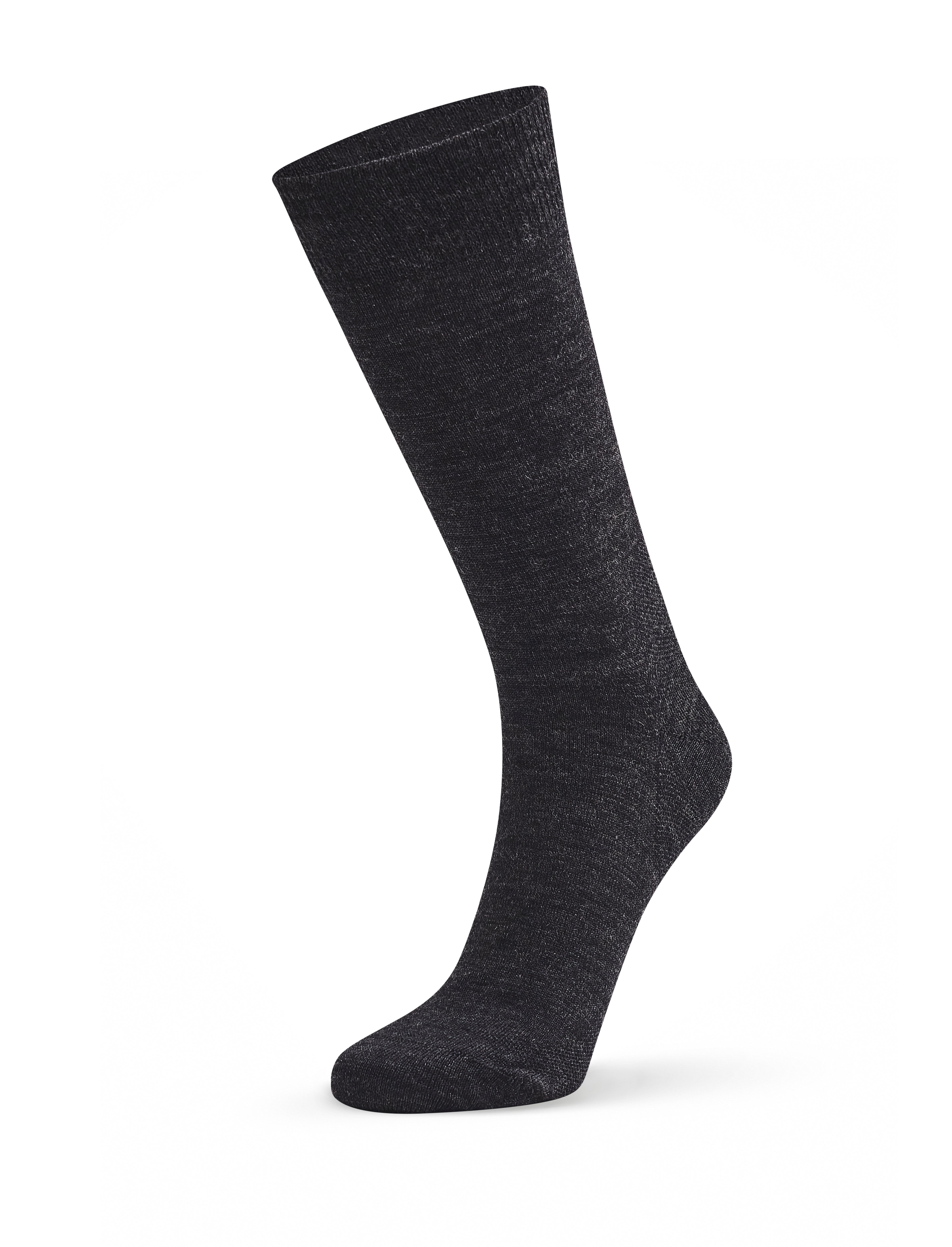 Merino Plain Sock (Mens Fit) - Charcoal