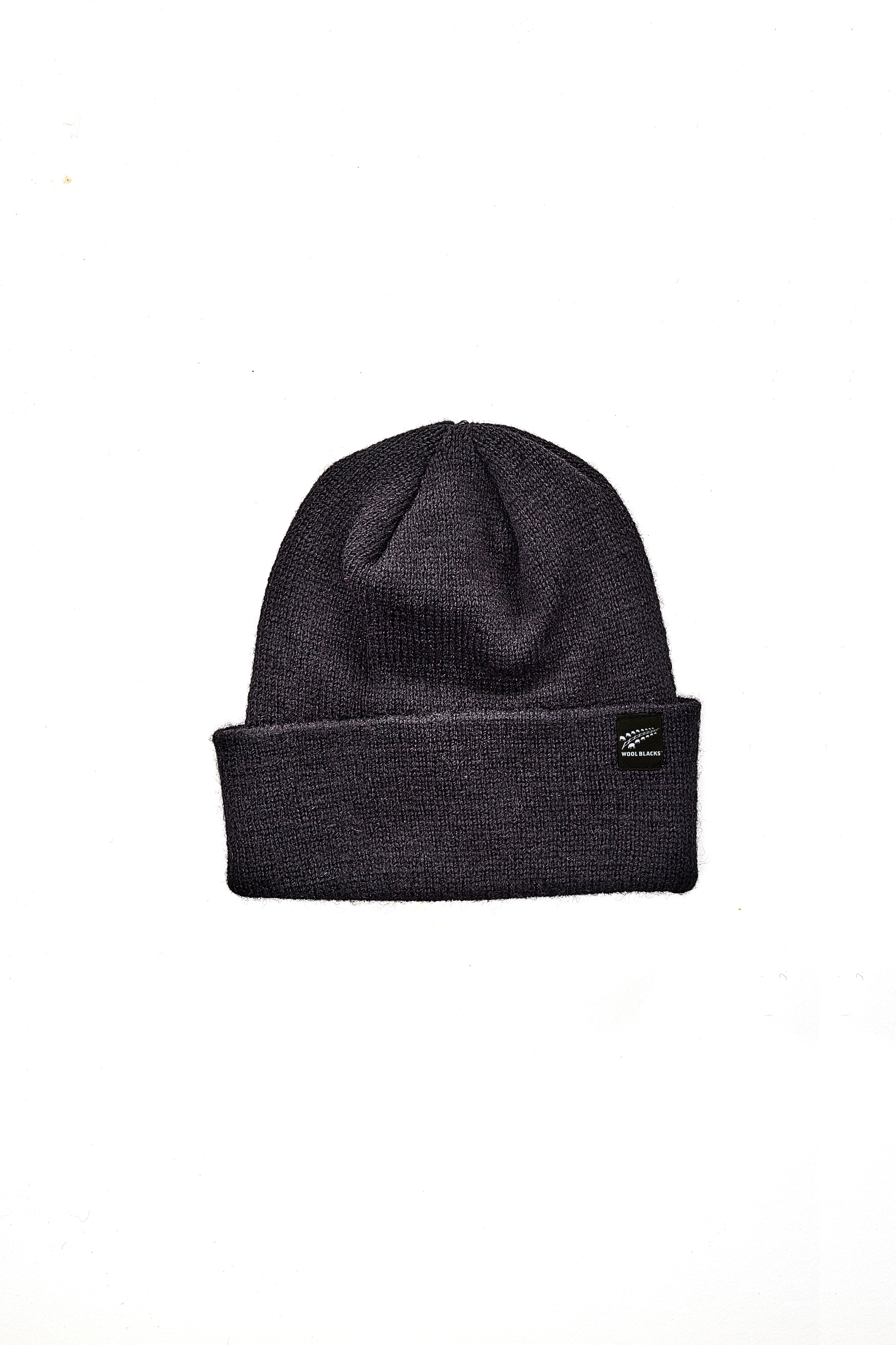 Wool Blacks Beanie - Black