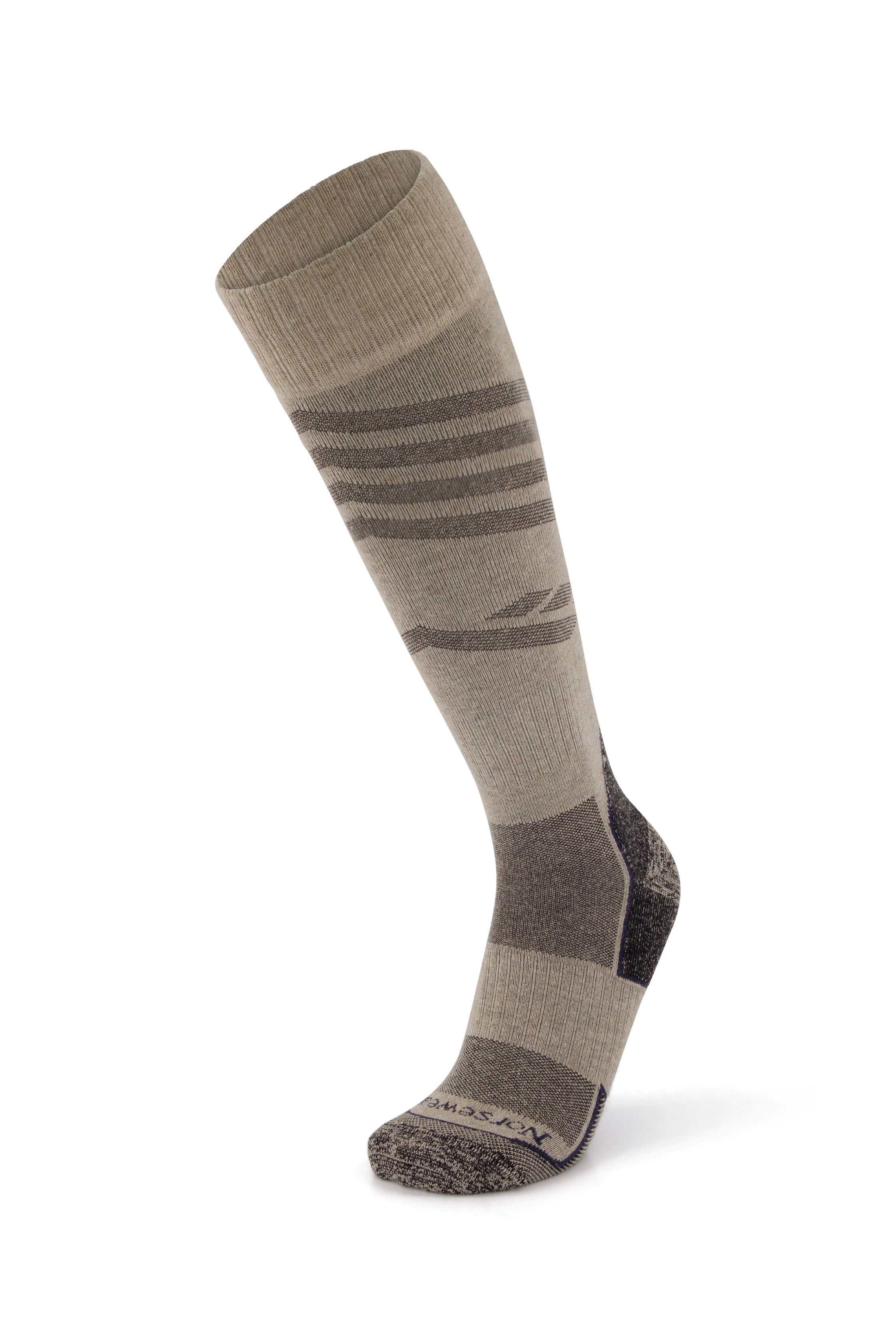 Possum Performance Ski Sock - Natural