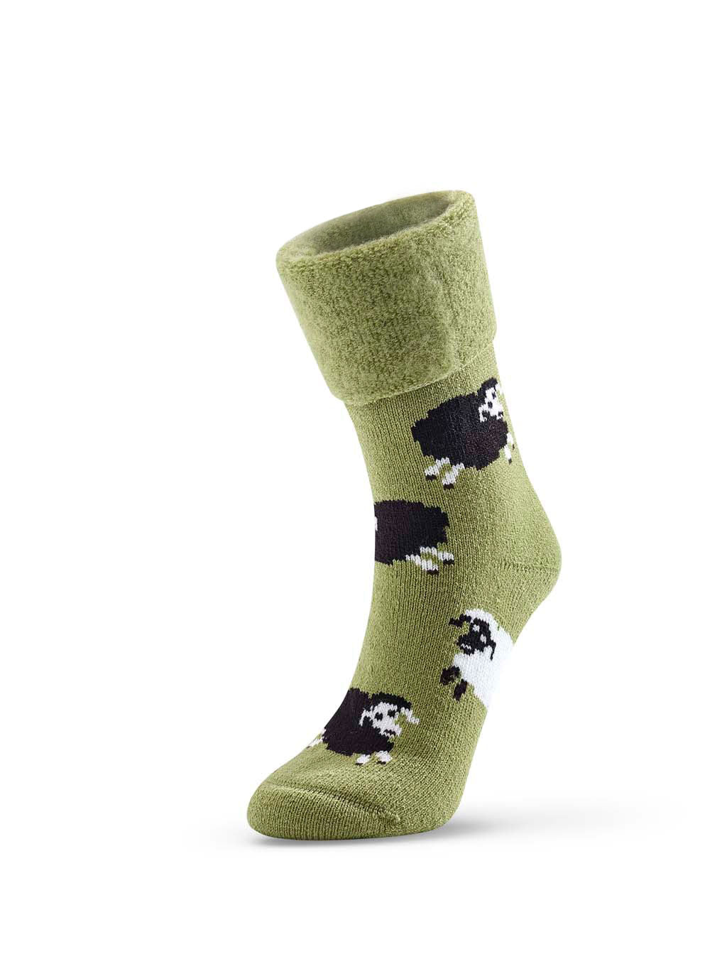 Sheep Bed Socks - Emerald